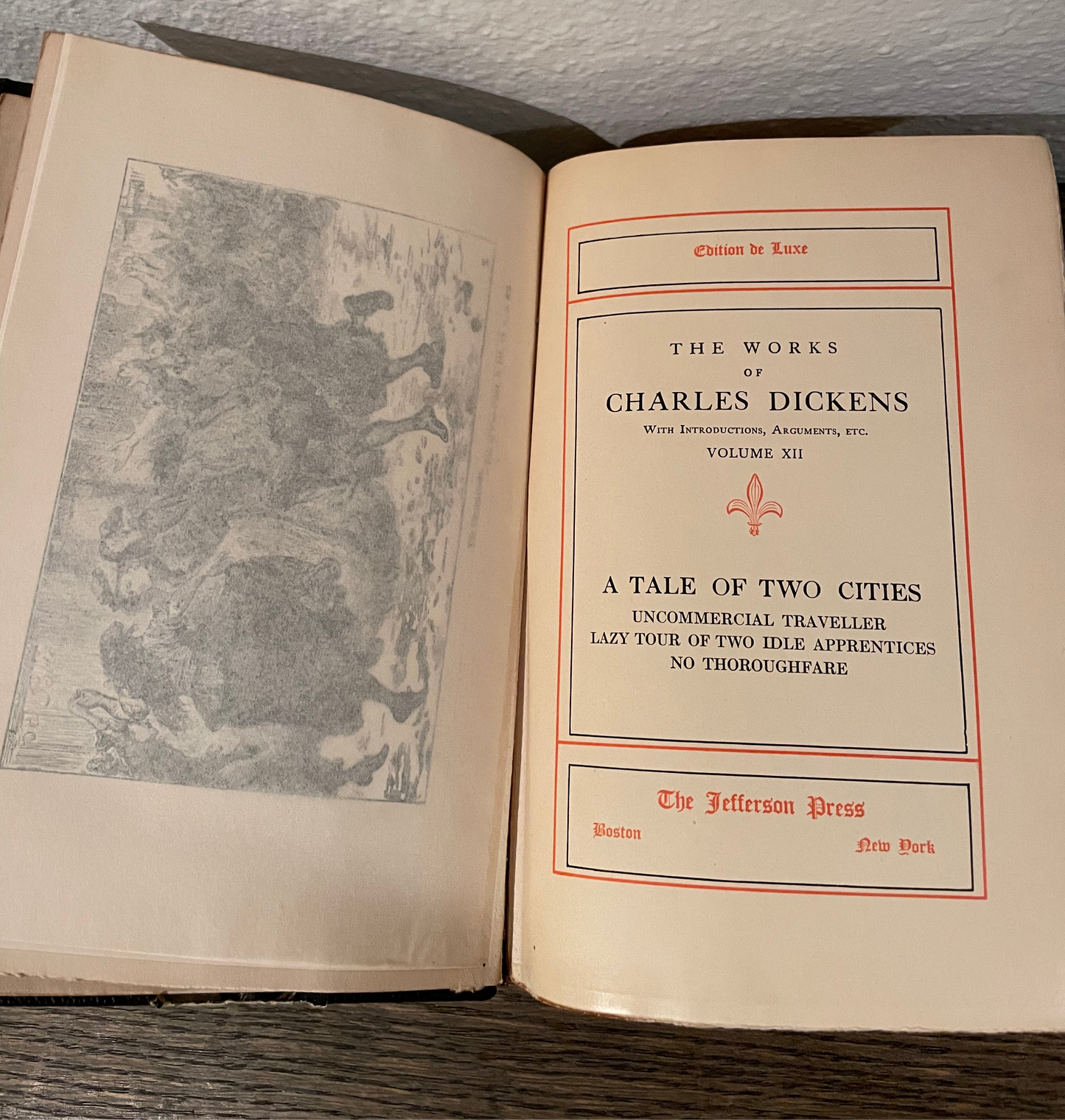 Charles Dickens-1850s-Jefferson Press Edition De Luxe