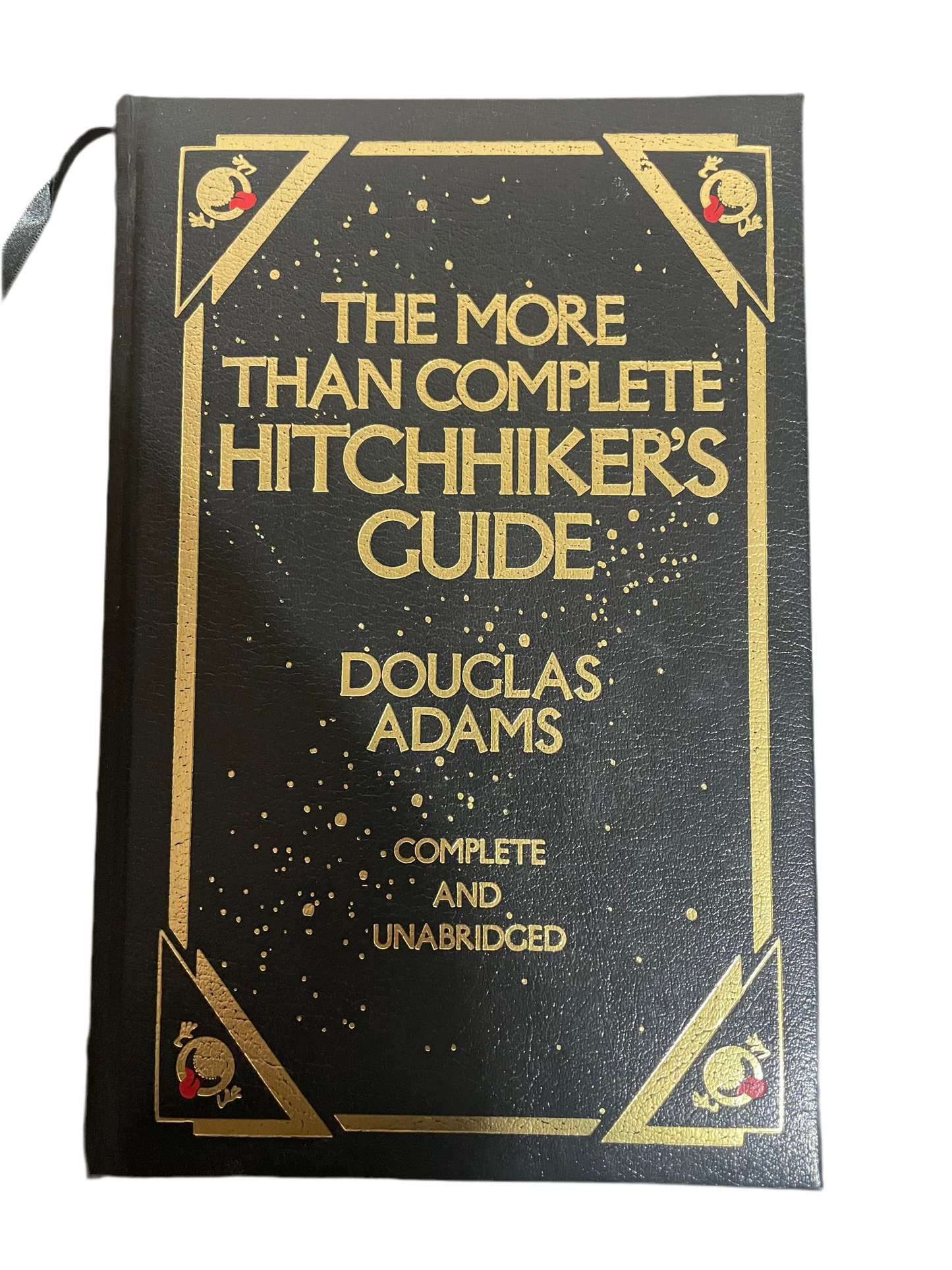 The Hitchhikers Guide to the Galaxy complete series. Leather Bound.