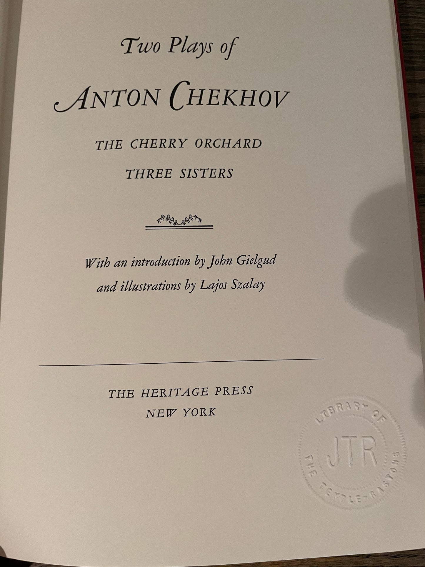 Anton Chekhov. Two Plays.